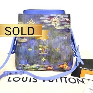 HOST PICK💋 LOUIS VUITTON x Jeff Koons MastersCollection Monet Neonoe Bucket Bag